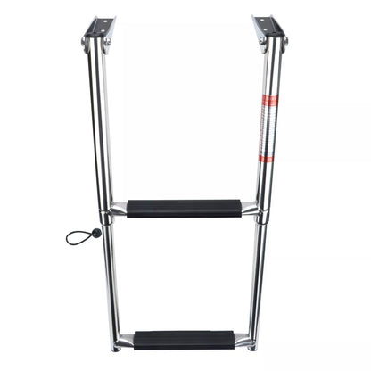 Stainless Steel 2-Step Telescoping Boat Ladder – Swim & Pontoon Access