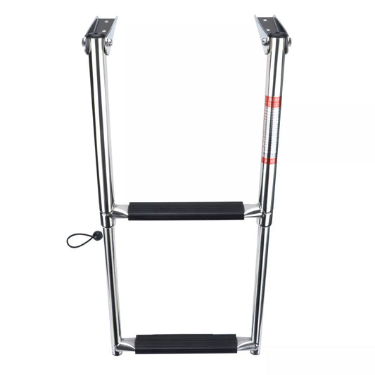 Stainless Steel 2-Step Telescoping Boat Ladder – Swim & Pontoon Access
